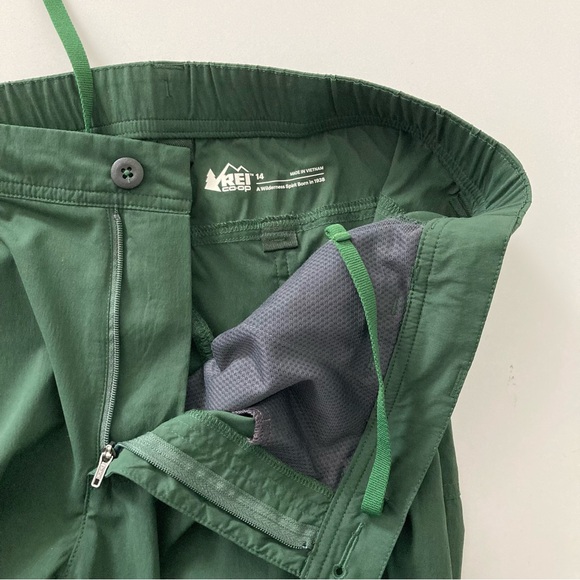 REI Co-op Women's Green Trailmade Pants Outdoor Hiking UPF 50+ - Picture 6 of 9